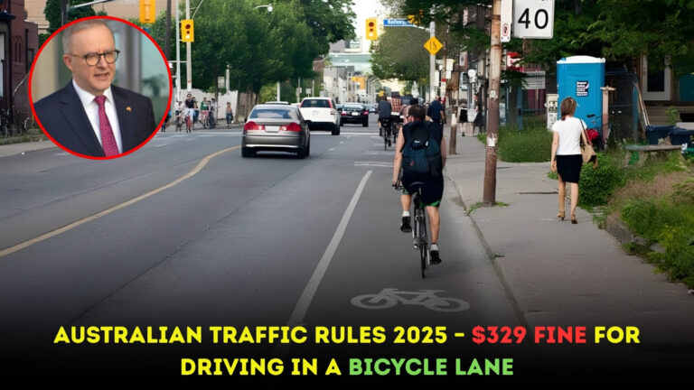 Driving in a Bicycle Lane