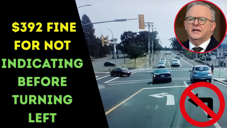 Not Indicating Before Turning Left